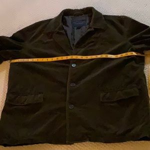 Mens Express - Dark Green Corduroy Blazer - Size XXL.